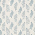 Fern Embroidery Fabric / Powder Blue - Just Fabrics