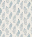 Fern Embroidery Fabric / Powder Blue - Just Fabrics