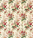 Lakeland Paradis Velvet Fabric / Carmine / Geolu - Just Fabrics