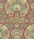 Arabesque FR Fabric / Dark Coral - Just Fabrics