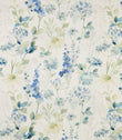 Wild Garden Cotton Fabric / Cornflower - Just Fabrics