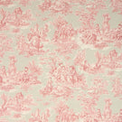 Esme Toile Fabric / Rouge - Just Fabrics