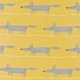 Mr Fox Fabric / Sunflower / Gull / Chalk
