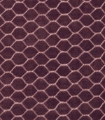 Faraday Velvet Fabric / Plum - Just Fabrics