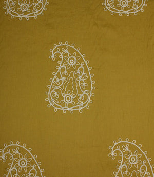 Kashmir Fabric / Ochre / Ivory