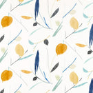 Oxalis Fabric / Papaya / Honey - Just Fabrics