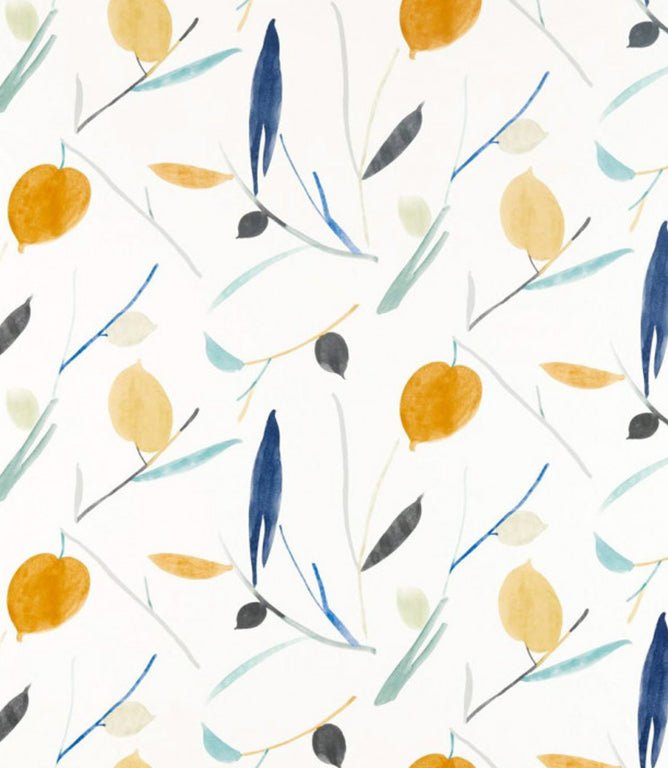 Oxalis Fabric / Papaya / Honey - Just Fabrics