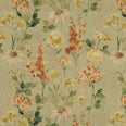 Wild Garden Linen Fabric / Sage
