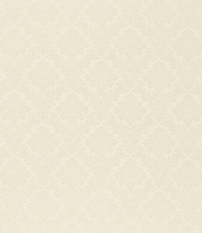 Lymington Damask Fabric / Ecru - Just Fabrics