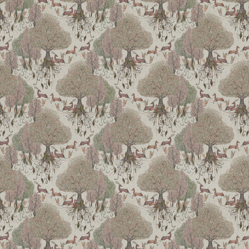 Willow Woods Fabric / Stone - Just Fabrics