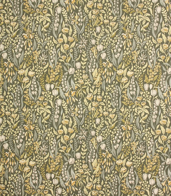 Kelmscott Fabric / Moss - Just Fabrics