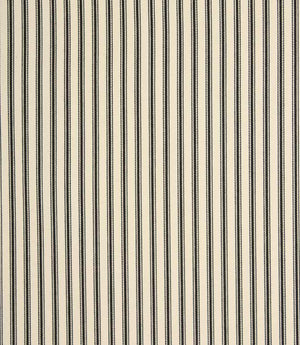 JF Ticking Fabric / Black