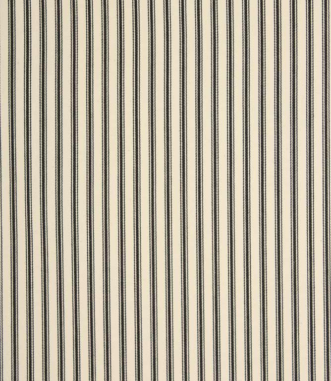 JF Ticking Fabric / Black - Just Fabrics