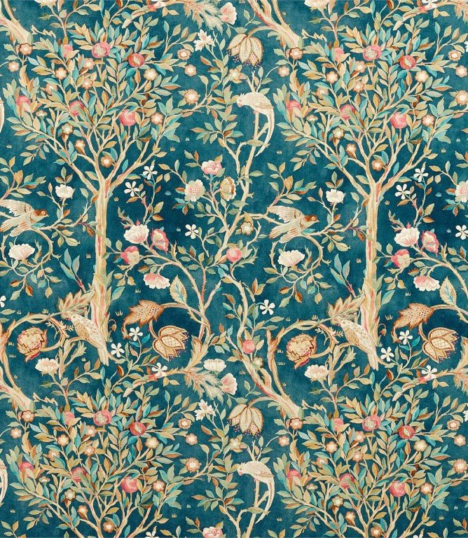 Melsetter Fabric / Indigo - Just Fabrics