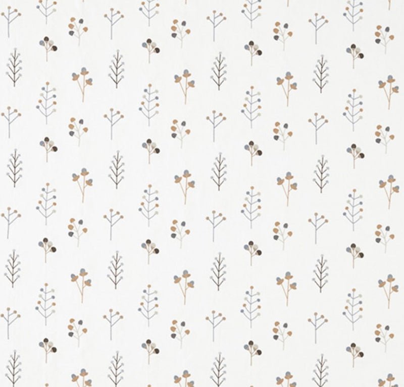 Mukula Fabric / Slate / Biscuit / Charcoal - Just Fabrics