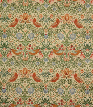 Strawberry Thief Tapestry Fabric / Natural