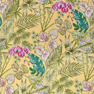 Botanical Outdoor Fabric / Yellow - Just Fabrics