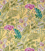 Botanical Outdoor Fabric / Yellow - Just Fabrics