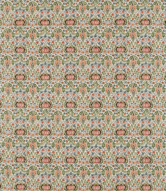 Little Chintz Fabric / Olive / Ochre - Just Fabrics