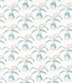 Crassula Fabric / Marine / Tangerine / Mint - Just Fabrics