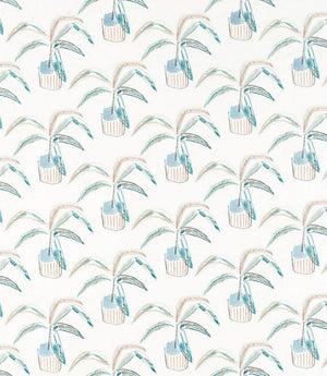 Crassula Fabric / Marine / Tangerine / Mint