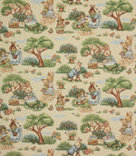 Peter Rabbit Picnic Fabric / Multi - Just Fabrics
