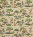 Peter Rabbit Picnic Fabric / Multi - Just Fabrics