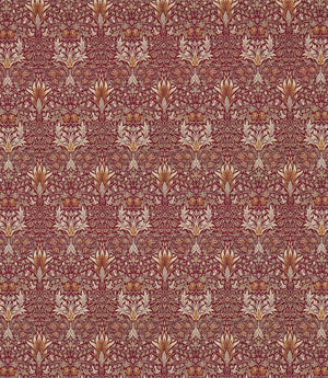 Snakeshead Fabric / Claret / Gold