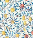 Fruit Fabric / Paradise Blue - Just Fabrics