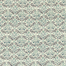 Bellflowers Fabric / Indigo / Seagreen - Just Fabrics