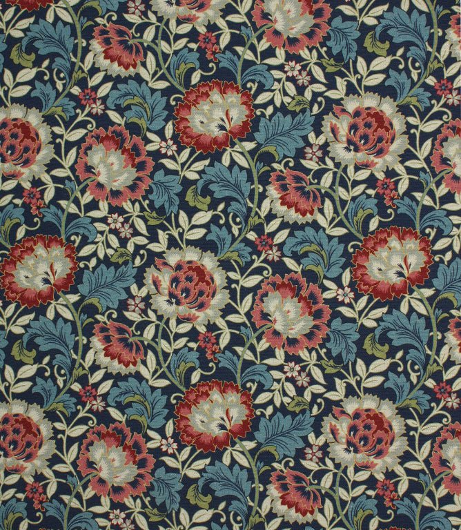 Dorothy Fabric / Thistle Blue - Just Fabrics