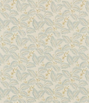 Box Hill Fabric / Eau De Nil / Linen