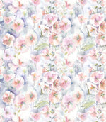Isabela Fabric / Coral / Natural - Just Fabrics