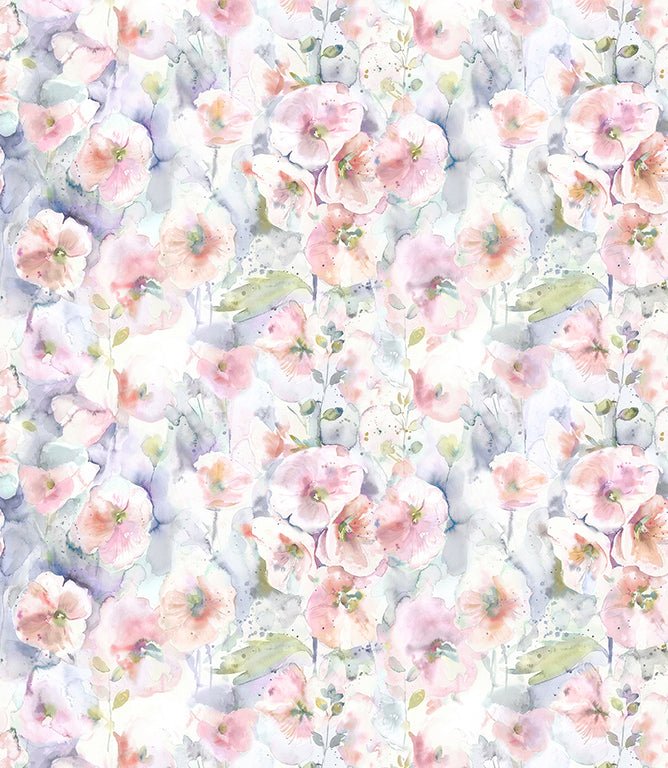 Isabela Fabric / Coral / Natural - Just Fabrics