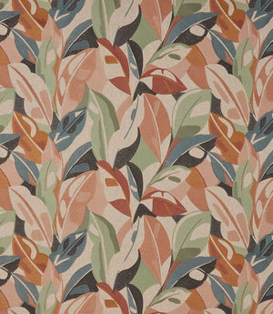 Artisan Leaf Fabric / Sea Holly