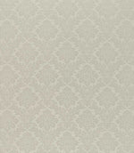 Lymington Damask Fabric / Silver - Just Fabrics