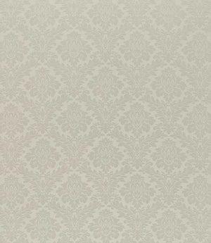 Lymington Damask Fabric / Silver
