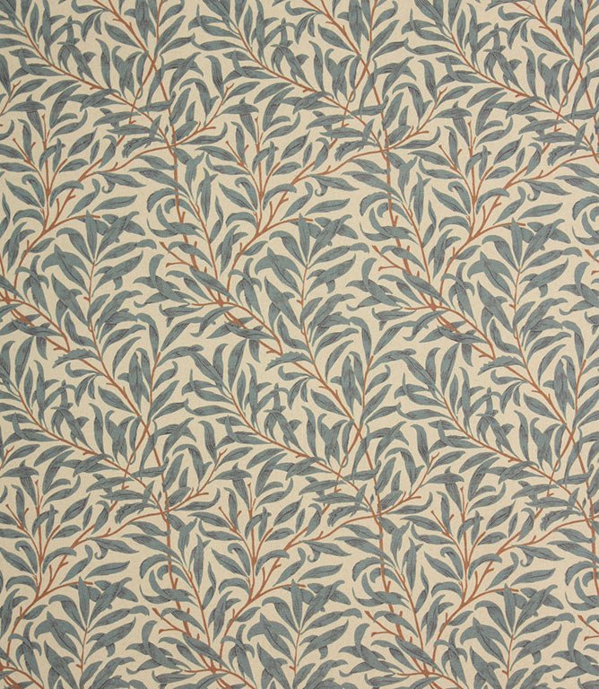 Boughs Wide Fabric / Indigo - Just Fabrics