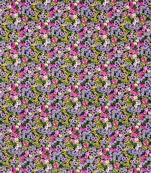 Wildflower Meadow Fabric / Emerald / Amethyst / Spinel