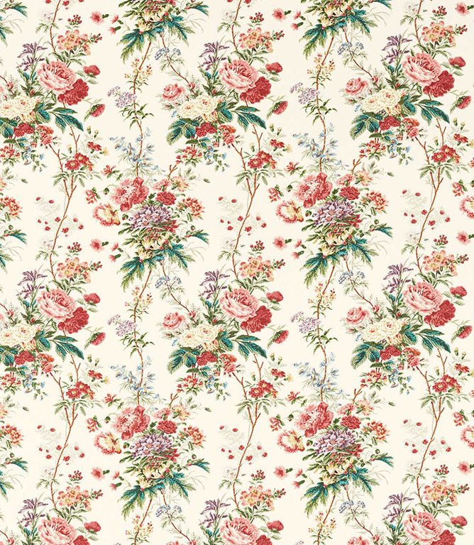Lakeland Paradis Fabric / Carmine - Just Fabrics