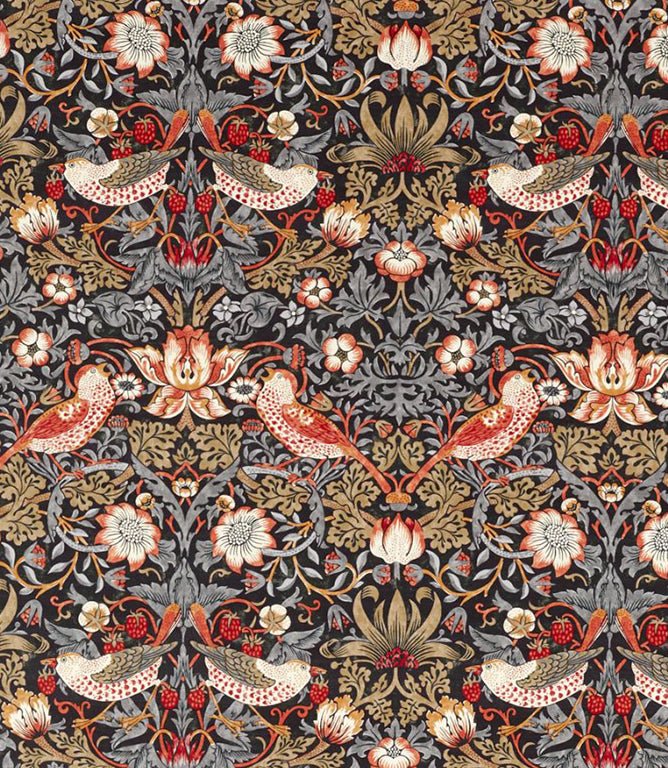 Strawberry Thief Fabric / Old Fashioned - Just Fabrics