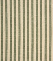 Broadway Stripe Fabric / Green - Just Fabrics
