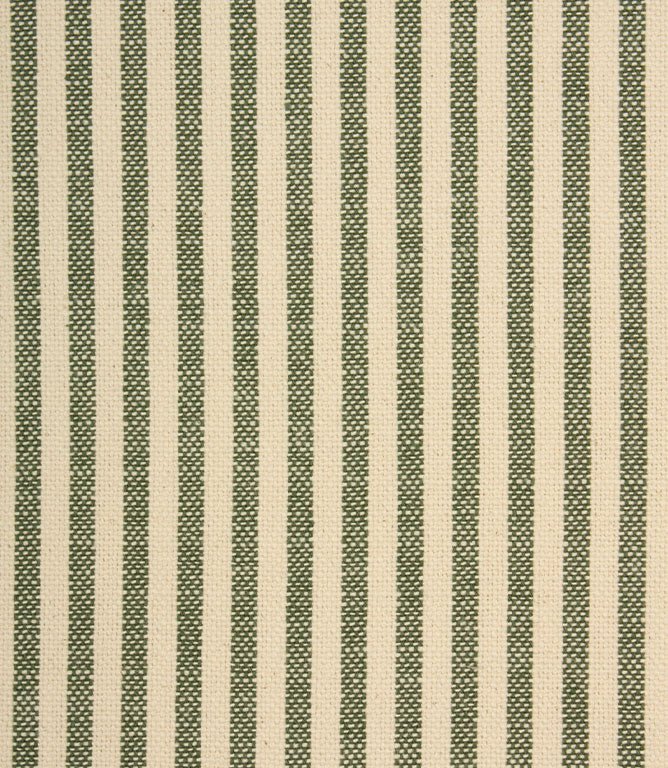 Broadway Stripe Fabric / Green - Just Fabrics