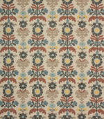 Meadow Blooms Fabric / Cinnamon - Just Fabrics