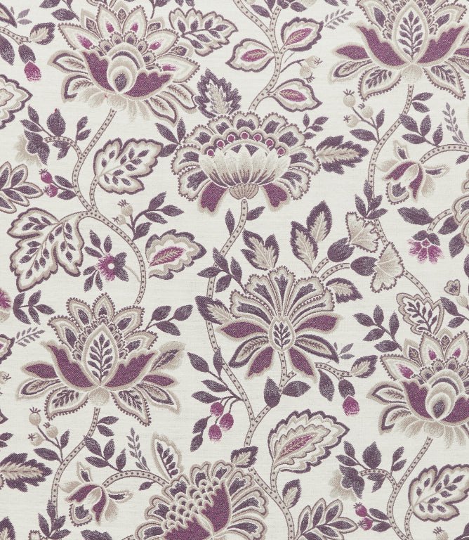 Clara FR Fabric / Plum - Just Fabrics