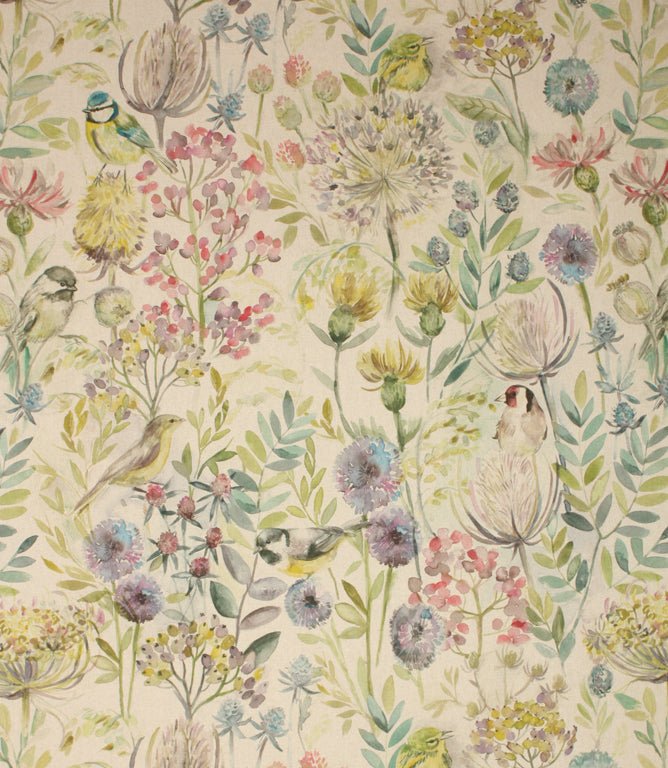 Morning Chorus Fabric / Linen - Just Fabrics
