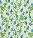 Monkshood Fabric / Cobalt / Goblin Green - Just Fabrics