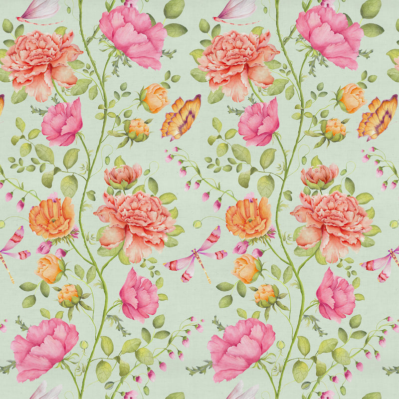Maisie Fabric / Sage - Just Fabrics