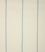 Stitched Up Fabric / Ivory / Teal - Just Fabrics