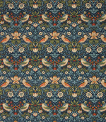 Strawberry Thief Fabric / Indigo - Just Fabrics